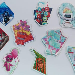 Pegatinas de robots