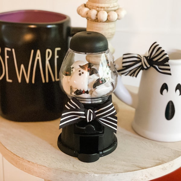 Gumball Machine, Halloween Tiered Tray Decor,Ghost Gumball, Mini Gumball, YOU CHOOSE, Mini Ghost Decor, Ghost Tiered Tray Decor