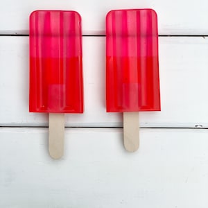 Faux PopsicleFake Ice cream Fake Americana food Fake Food Prop Patriotic Tiered Tray Decor Summer Faux Food Fake Bake Pink/ Red