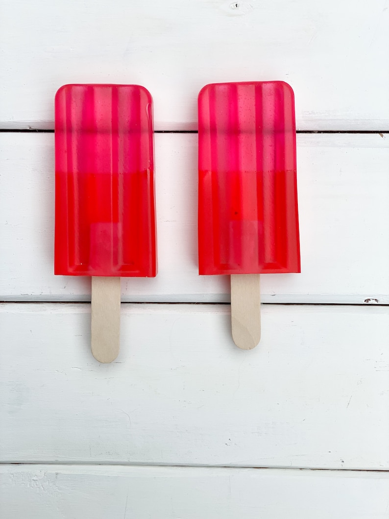 Faux PopsicleFake Ice cream Fake Americana food Fake Food Prop Patriotic Tiered Tray Decor Summer Faux Food Fake Bake Pink/ Red