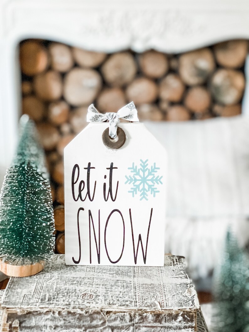 Winter Tiered Tray Decor Bundle Winter Bundle Snowflake Etsy