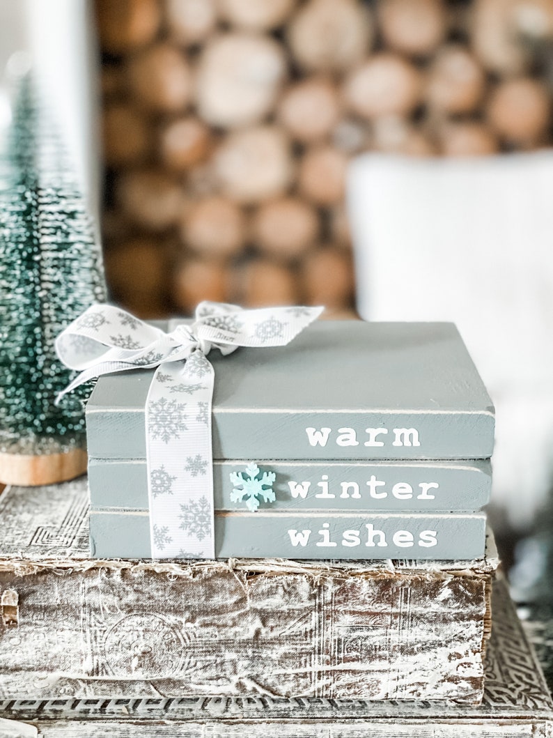 Winter Tiered Tray Decor Bundle Winter Bundle Snowflake Etsy