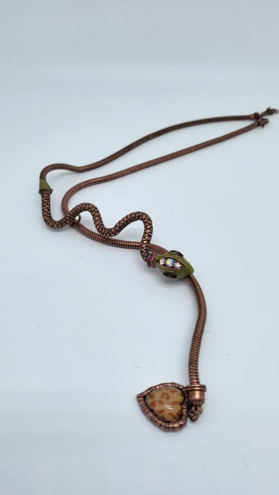 Betsey Johnson Snake Necklace - Etsy
