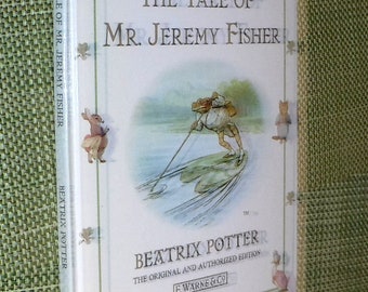 Vintage /'77 SCHMID Beatrix Potter MR JEREMY FISHER Fishing FROG Music Box Figure