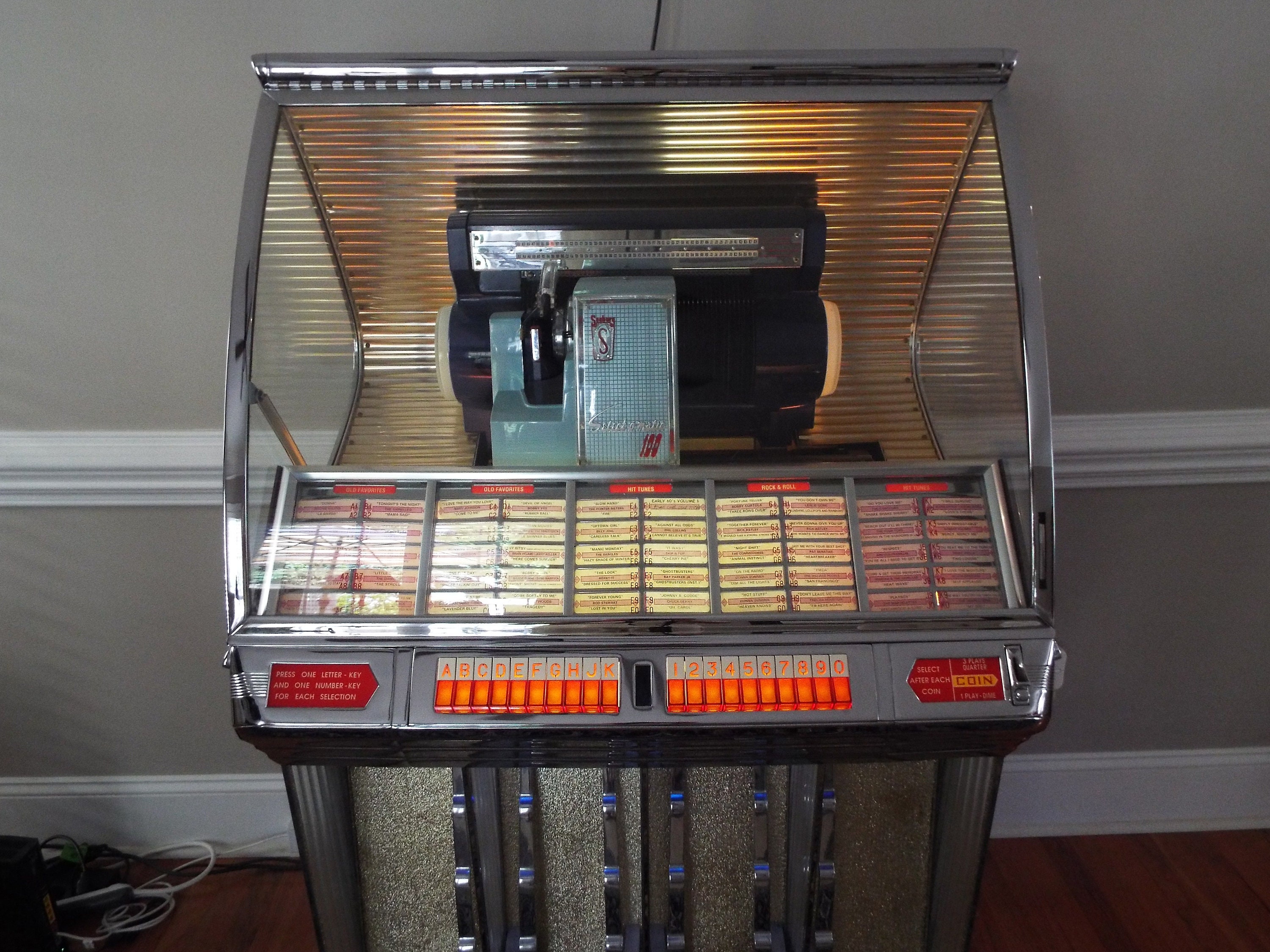 1954 Seeburg Jukebox 100 R in Pristine Condition Etsy