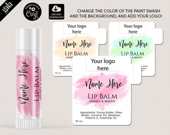 Lip balm labels printable | Etsy Lip balm labels printable | Etsy