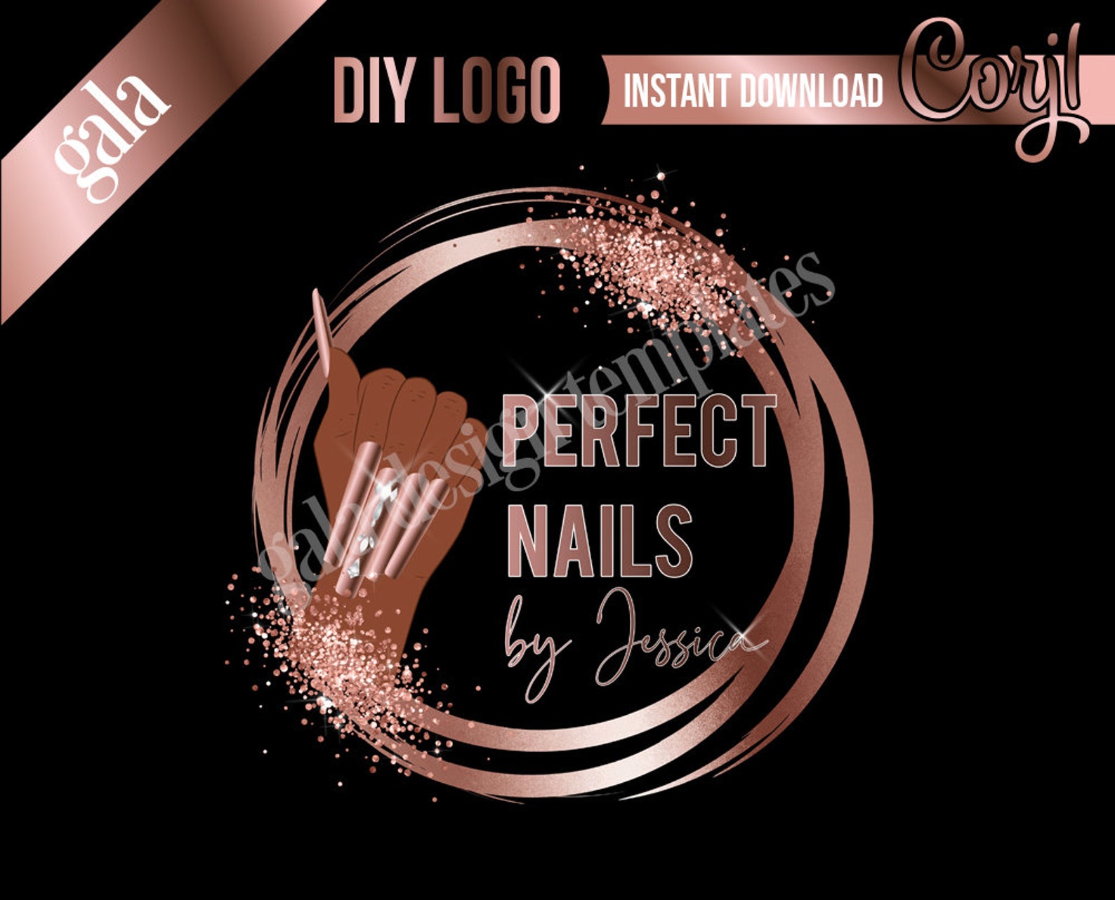 Nail Salon Logo Beauty Logo Nail Artist Logo Design - Etsy