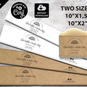 Soap Labels, soap label template, Handmade Soap Label, Vintage Rustic Soap Editable Label, DIY label, Instant download product label, 017a