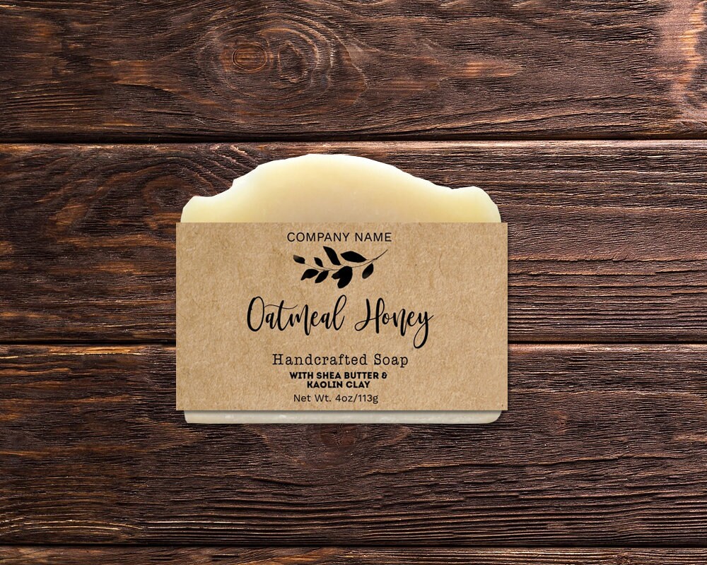 Natural Soap Labels Handmade Soap Label Template Vintage | Etsy