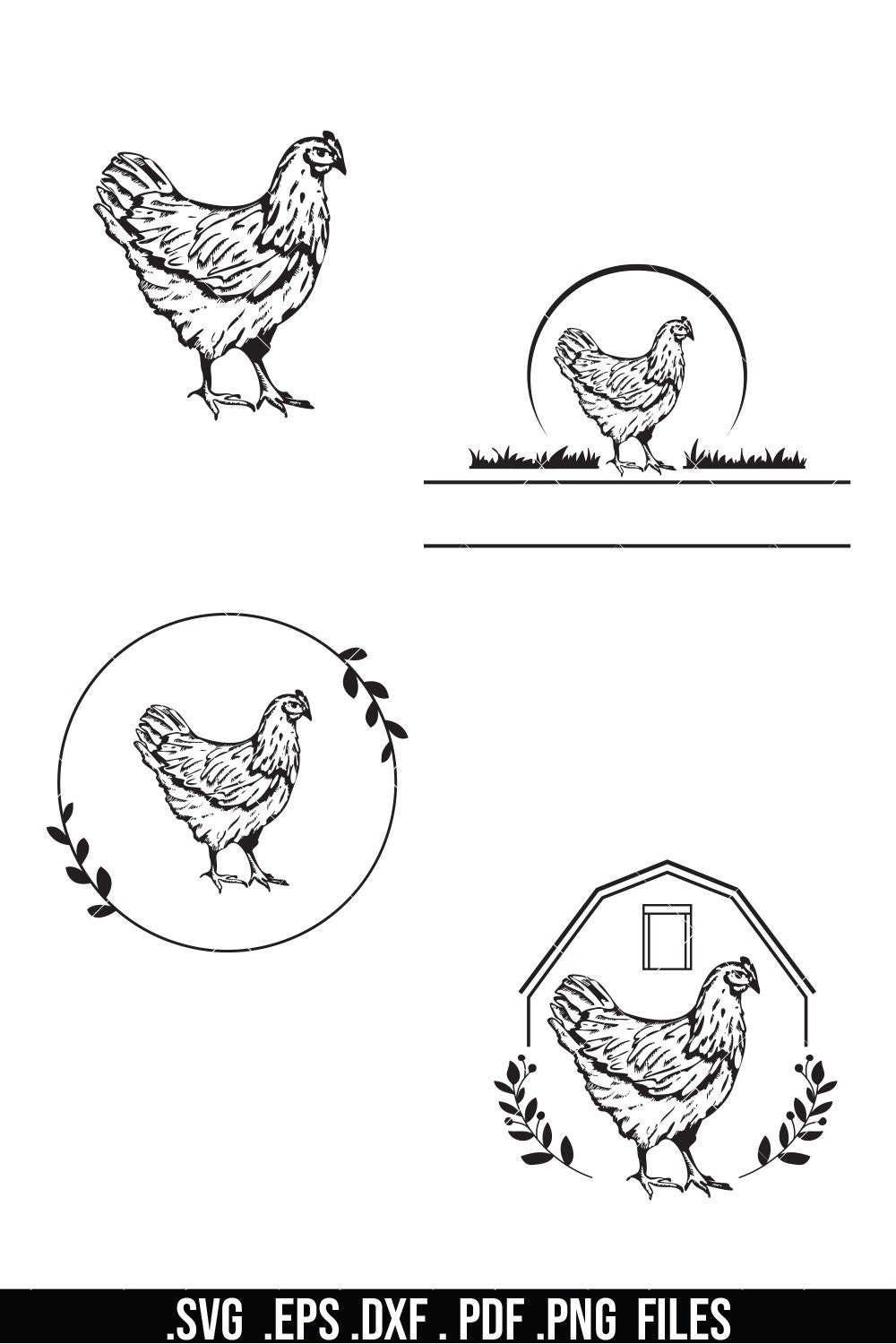 La Poule Aux Oeufs D or Dessin Facile Ferme dœufs de poule SVG Silhouette de poule Oeuf - Etsy Canada