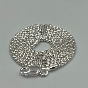 Rounded Box Chain // Sterling Silver // 18” // 1.8mm // Necklace