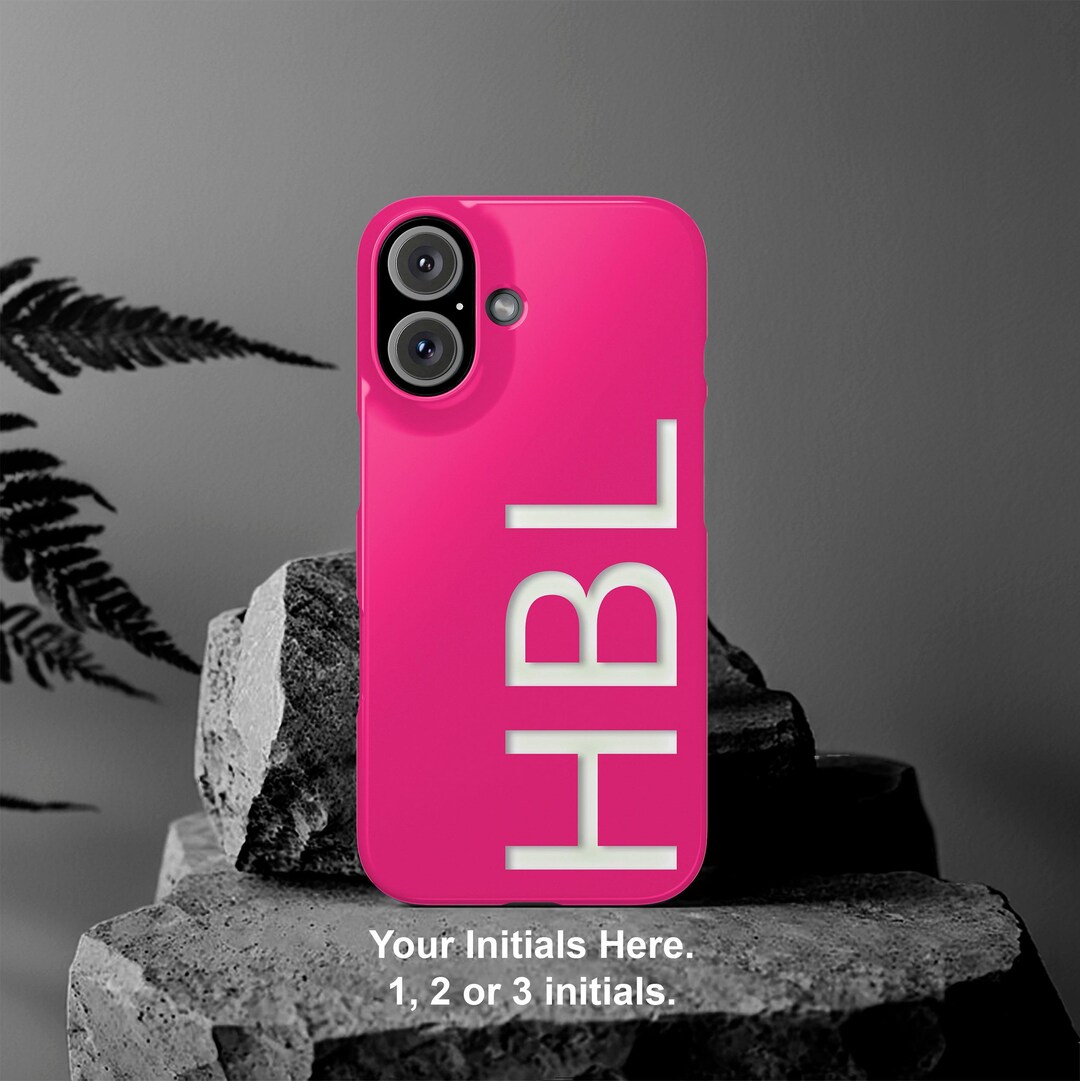 Slim Custom Personalized Pink Gift for Her Cute Phone Cases for iPhone ...