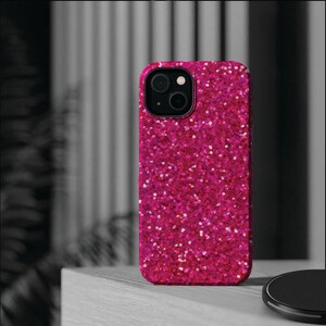 Non Glitter Pink Color Composition Magsafe Cute Phone Case for Iphone Gift for Her, | iPhone 15 Case | iPhone 15 Pro Max Case, Iphone 14,