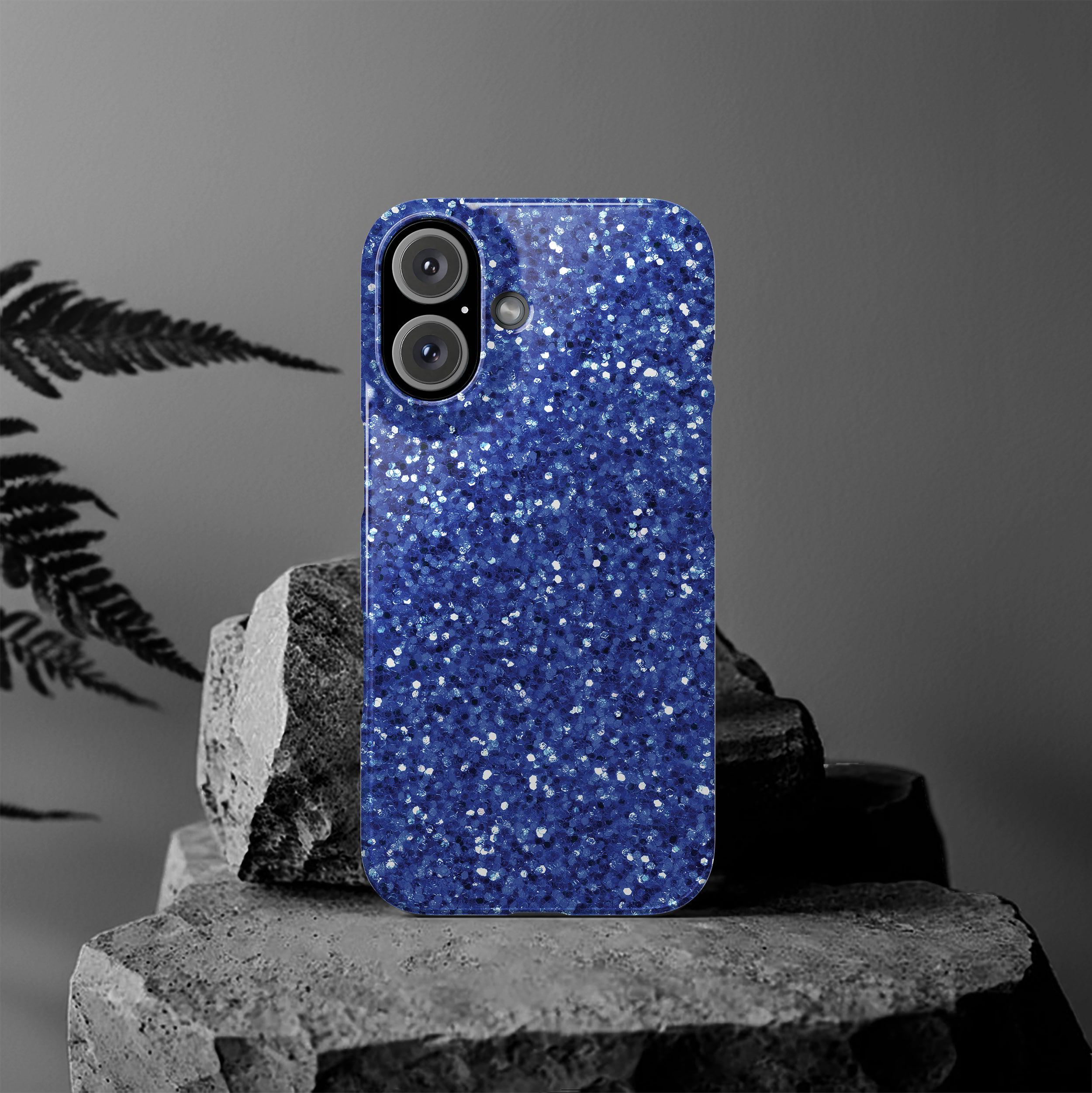 Blue Glitter Case