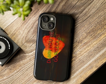 Cute IPhone Case | iPhone 15 Case | iPhone 15 Pro Max Case, Iphone 14 Case, Iphone 14 Pro Max Case IPhone Case for Art Lovers, Heart Sunset