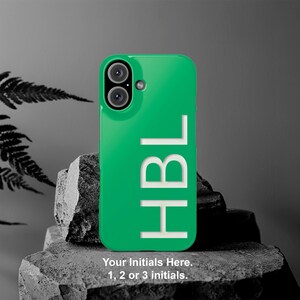 Slim Custom Personalized Green Gift for Her Cute Phone Cases for Iphone 16 Pro Max | iPhone 15 Case | iPhone 15 Pro Max Case, Iphone 14, 13