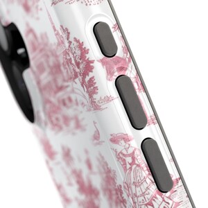 French Pink Toile Magsafe Cute Phone Case for Iphone Gift for Her, iPhone 16 Case | iPhone 15 Pro Max Case, Iphone 14, Iphone 14 Pro Max, Iphone 13, Iphone 12 - Studio40ParkLane