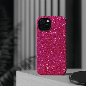 Non Glitter Pink Color Composition Magsafe Cute Phone Case for Iphone Gift for Her, | iPhone 15 Case | iPhone 15 Pro Max Case, Iphone 14,