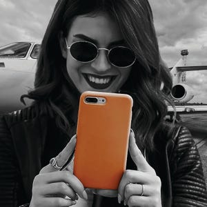 Premium Tough Rusty Brown Orange Gift for Her Cute Phone Cases for Samsung S25 S24, S23, S22, S21, Iphone, 16, 15, 14, 13 Pro Max Ultra