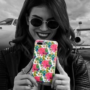 Premium Tough Spring Flowers Cute Phone Cases for Samsung S24, S23, S22, S21, S20, Plus and Ultra, Iphone 16 Pro Max,15, 14, 13, 12, 11, 10