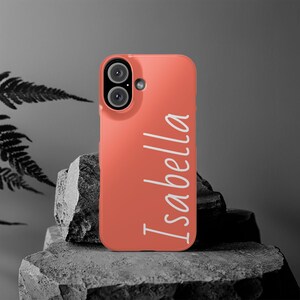 Personalized Initial Name Custom Slim Phone Cases for Iphone 16 Pro Max | iPhone 15 Case | iPhone 15 Pro Max Case, Iphone 14, 13, 12, 11,