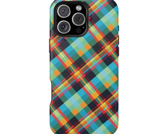 Checkered Plaid Magsafe Gift for Her Cute Phone Case for Iphone, | iPhone 16 | iPhone 15 Pro Max, Iphone 14 Pro Max, 13 12 11 10 9 8 7