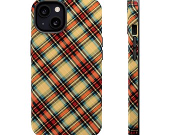 Checkered Plaid Magsafe Gift for Her Cute Phone Case for Iphone, | iPhone 16 | iPhone 15 Pro Max, Iphone 14 Pro Max, 13 12 11 10 9 8 7