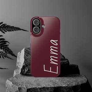 Personalized Initial Name Custom Slim Phone Cases for Iphone 16 Pro Max | iPhone 15 Case | iPhone 15 Pro Max Case, Iphone 14, 13, 12, 11,