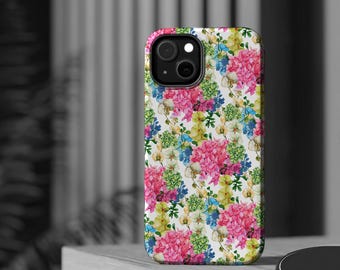 Spring Flowers Magsafe Cute Phone Case for Iphone Gift for Her, iPhone 16 Case iPhone 15 Pro Max Case, Iphone 14, Iphone 14 Pro Max, 13, 12
