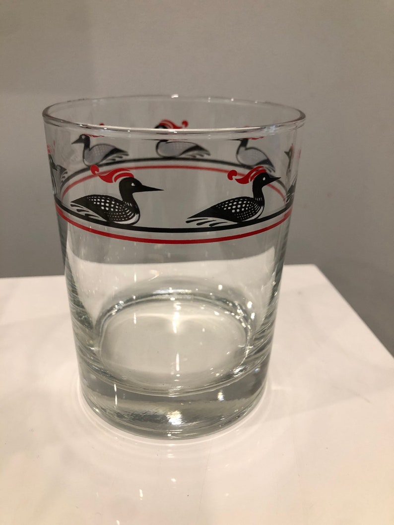 Set Of 3 Mallard Duck Bar Glassesdrinking Glasses Drink Barware Home Living Sirba Communication Com