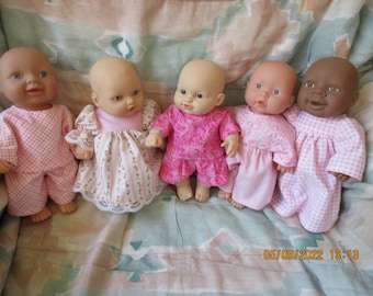 tiny doll outfits for 10" baby dolls