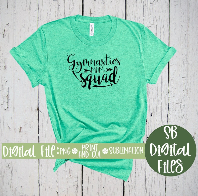 Download Gymnastics Mom Squad SVG PNG Dxf JPG Gymnastics Cut File | Etsy