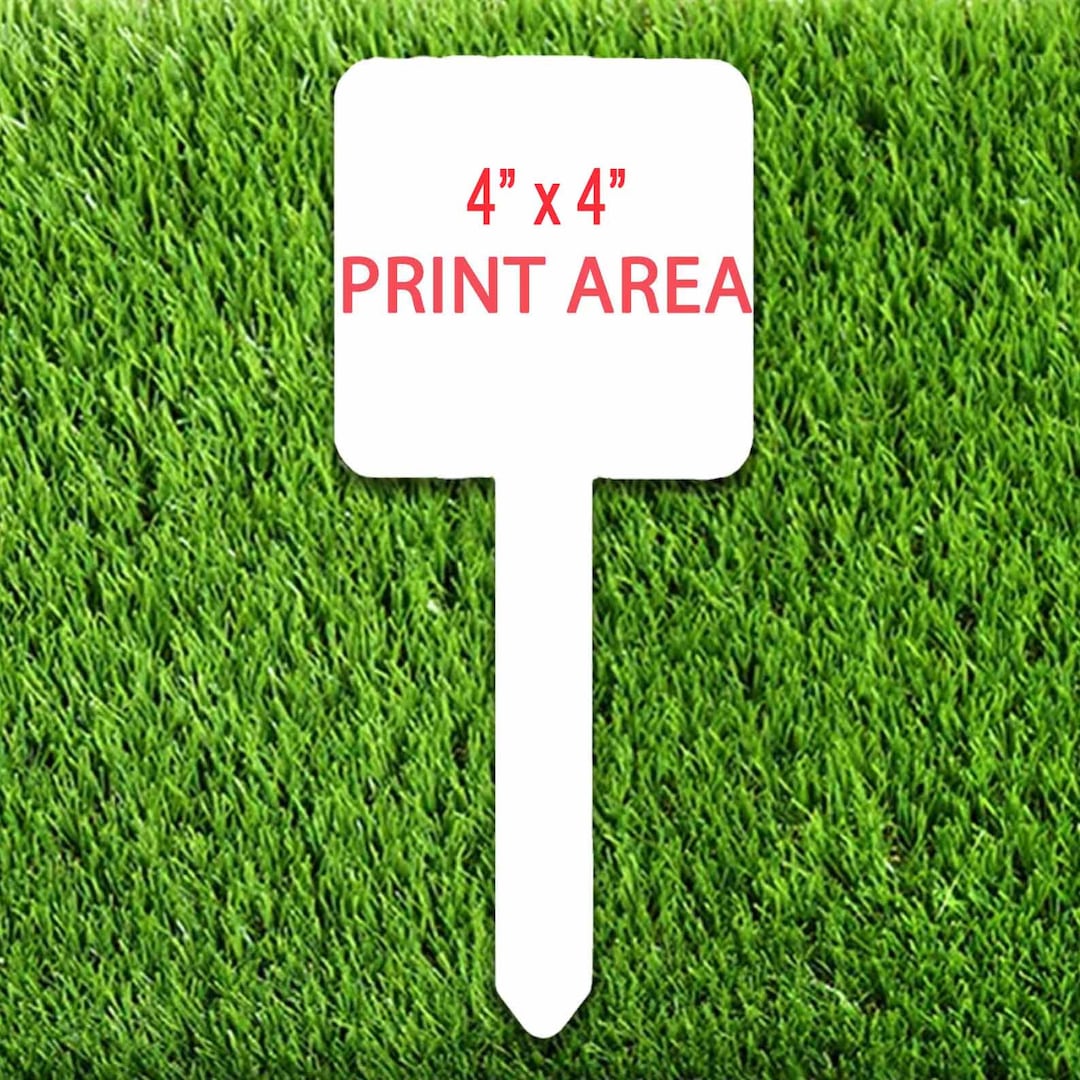 Aluminum Garden Sign Sublimation Blank, 4 Outdoor Aluminum Garden Sign