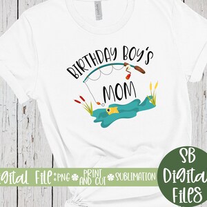 Oh Fish Ally Geburtstag Junge Mama PNG, Cricut Druck dann geschnitten, Sofort Download, Gone Fishing Party, Sublimation PNG, Mama Design, Angeln Png