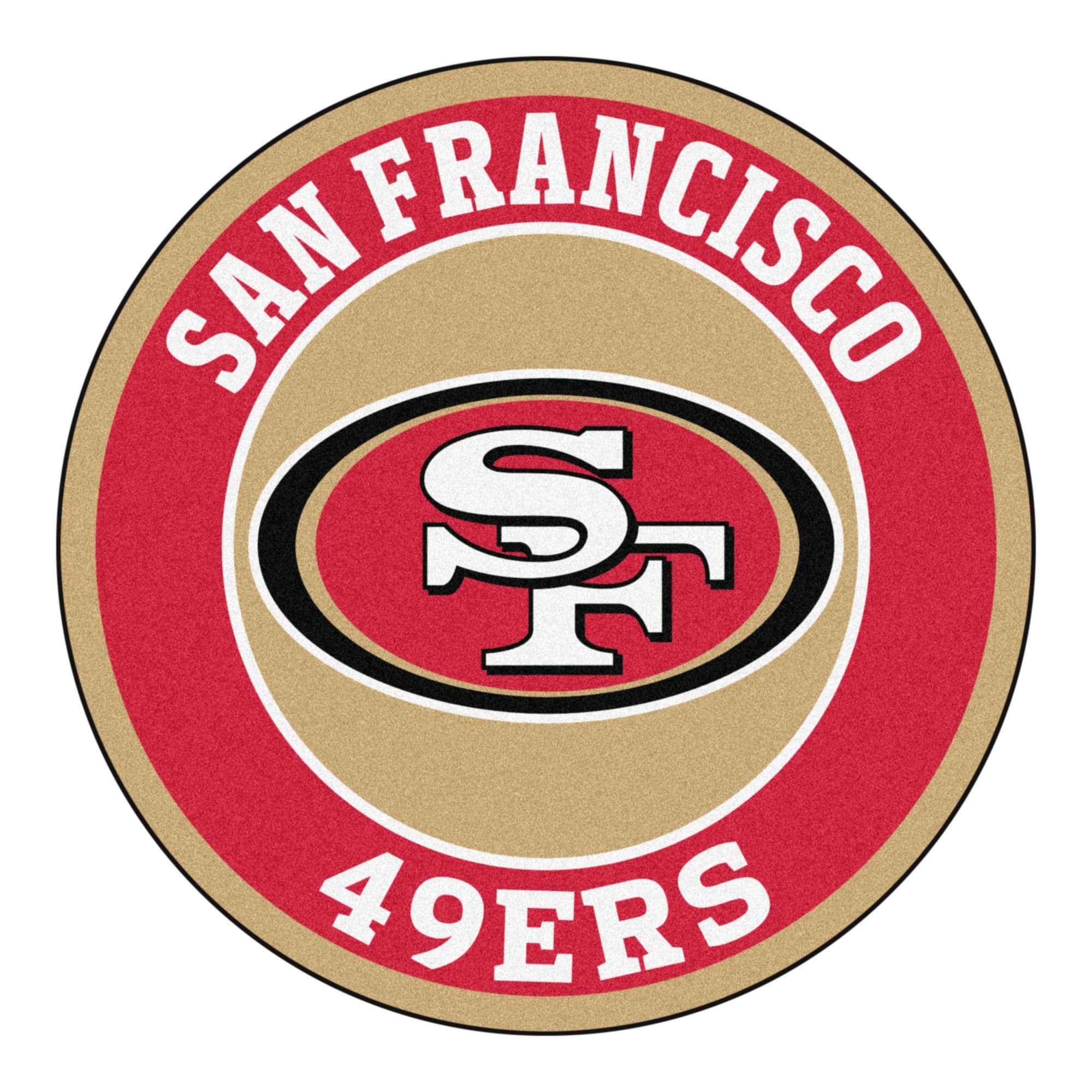 San Francisco 49ers Circle Logo CUSTOMIZABLE 49ers Logo Made ...