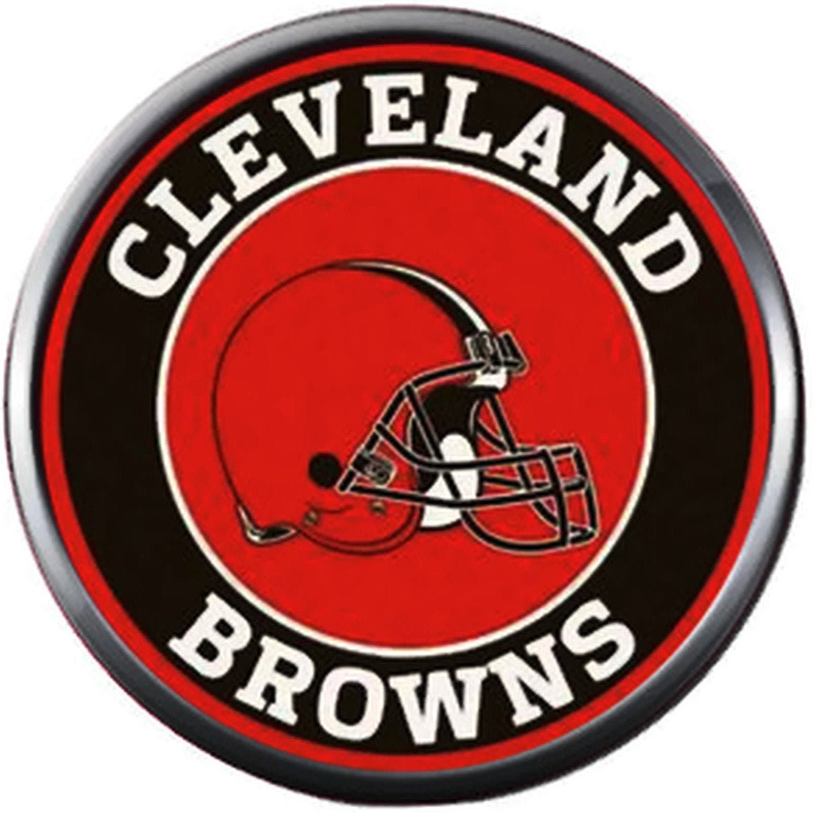 Cleveland Browns Circle Logo CUSTOMIZABLE Browns Logo Made Etsy