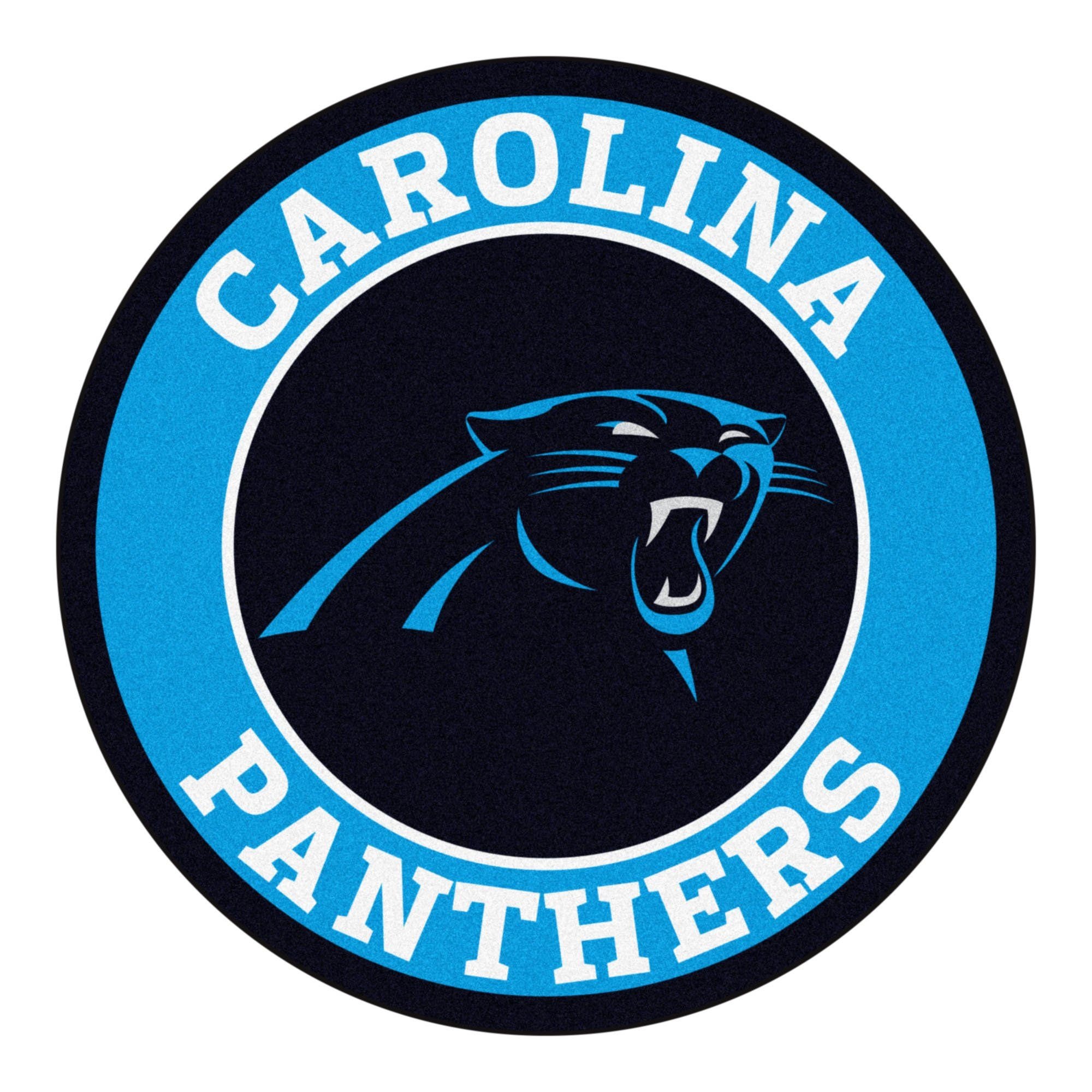 Carolina Panthers Circle Logo CUSTOMIZABLE Panthers Logo Etsy