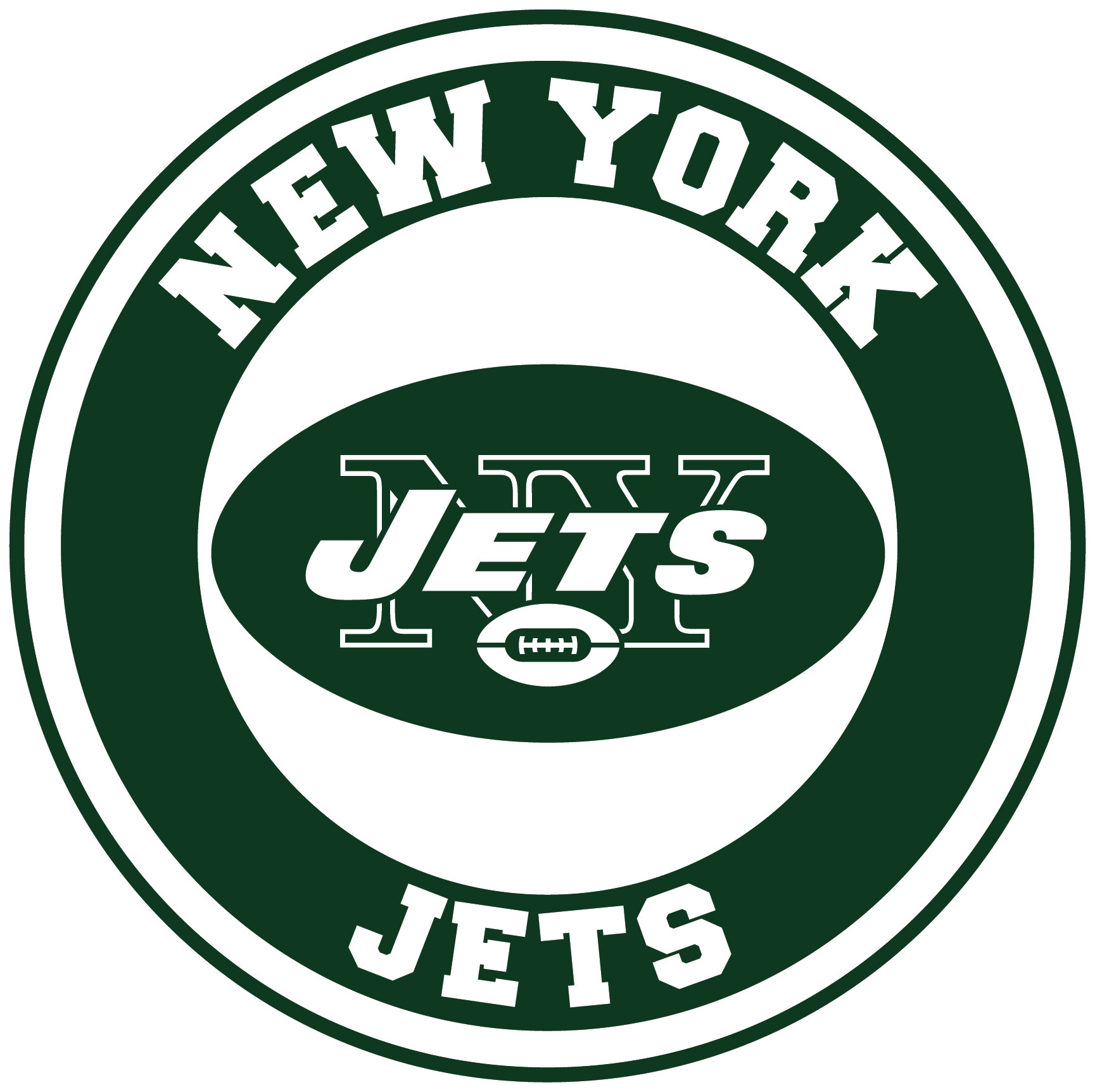 New York Jets Circle Logo CUSTOMIZABLE NY Jets Logo Made Out Etsy