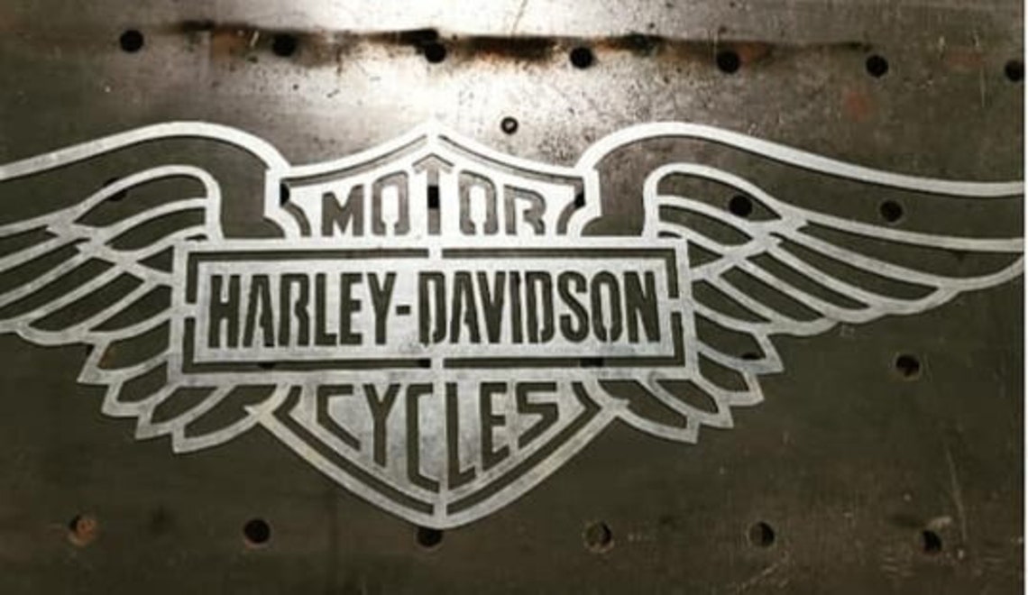 Harley Davidson Wall Decor CUSTOMIZABLE Harley Bar Decor Etsy