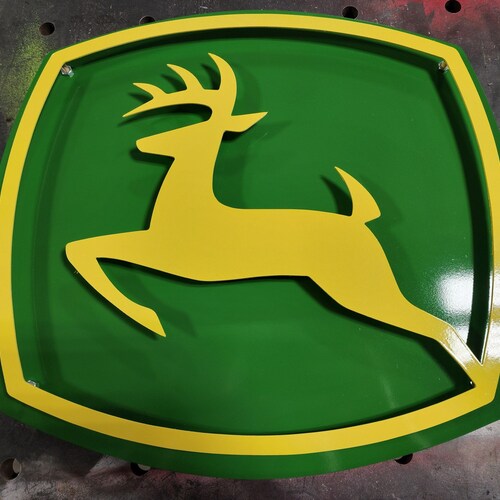 John Deere Sign John Deere Tractor Wall Decor Farm Wall Etsy