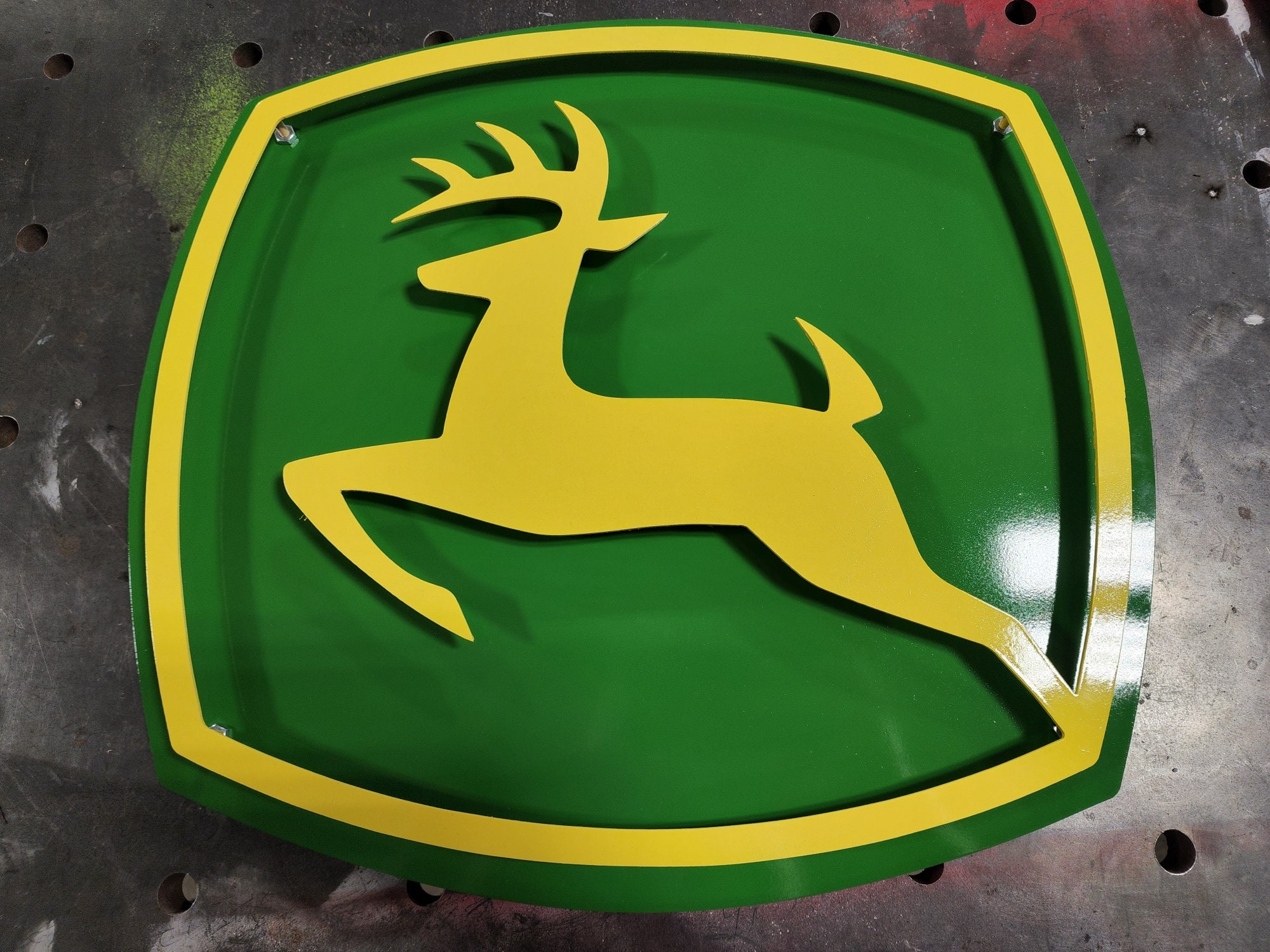 JOHN DEERE BLVD Sign NEW Street Sign 5”x23” Durable Plastic PVC Man