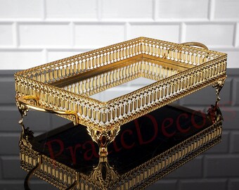 Home Gift Figure Pouring Brass Turkish Handmade Office Decor Justice Woman Handmade Copper tray Home Decor