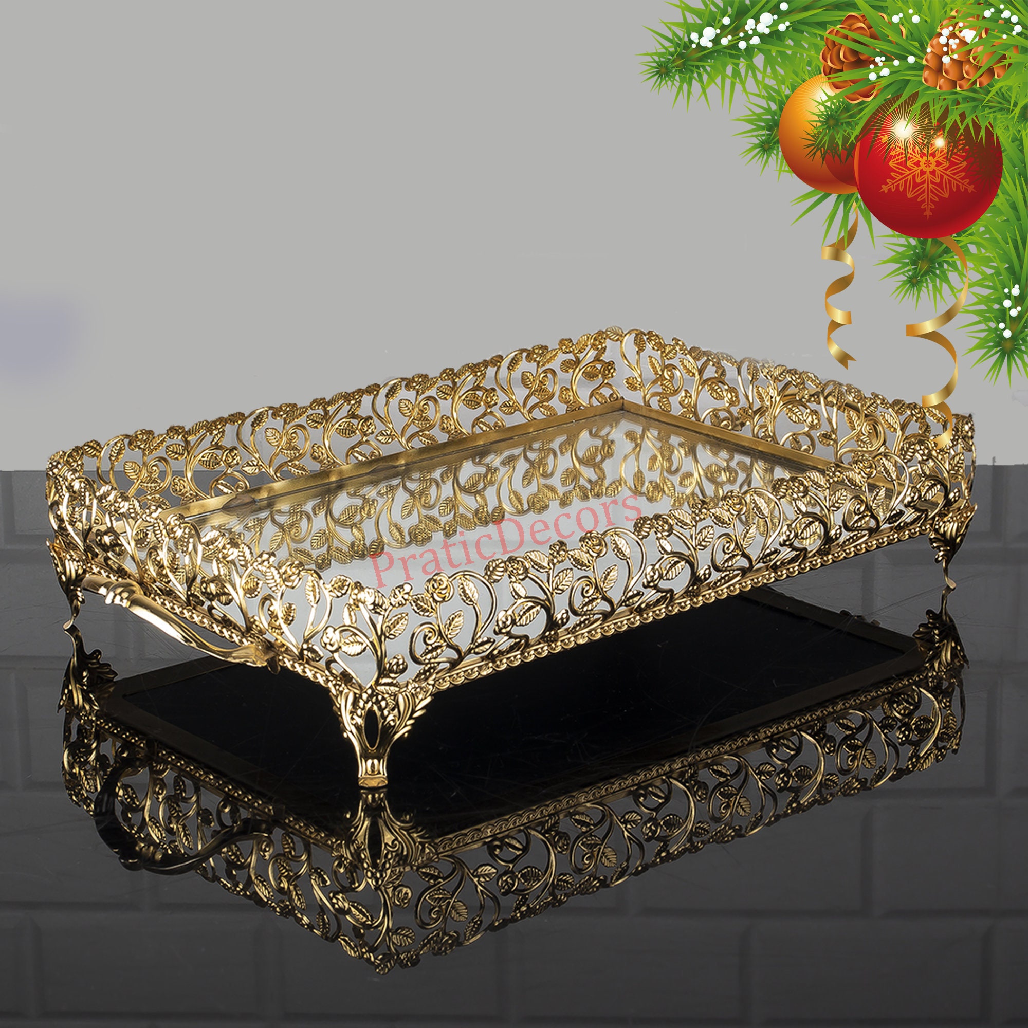 Turkish Serving Trays Platters Serving Tray With Handles Etsy