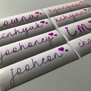 Monsta X Lightstick Decals