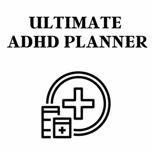 ADHD Planner for Adults | Printable ADHD Daily Planner | Executive Function Support | Instant Download PDF