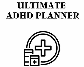 ADHS Kalender für Erwachsene | Druckbarer ADHS Tagesplaner | Unterstützung der Exekutivfunktion | Sofort Download PDF