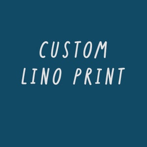 Commission Art - Custom Lino Print | Landscapes | New Home | Pet Portrait | Affordable Custom Art