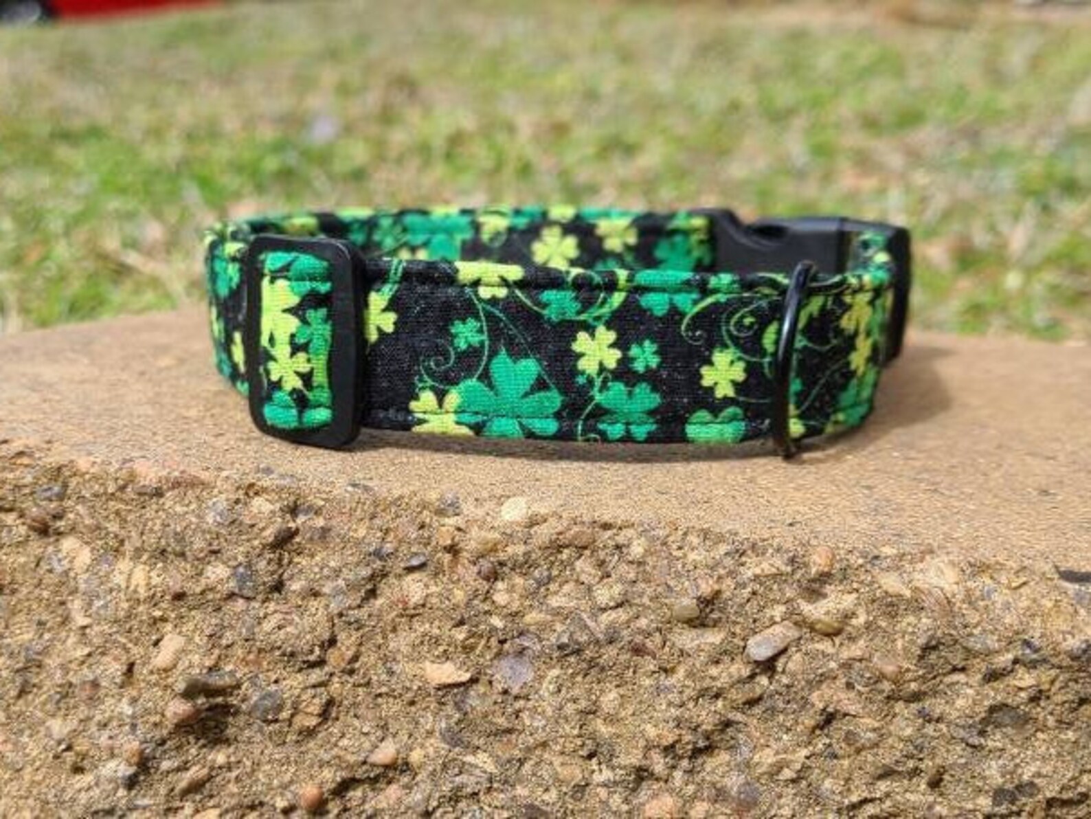 Shamrock Dog Collar Martingale Collar Buckle Collar Etsy