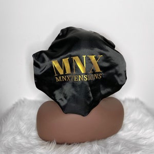 Reversible Satin Bonnet, Satin Sleep Bonnet, Adult Satin Bonnet, Satin Hair Bonnet, Satin Lined Bonnet, Reversible Bonnet