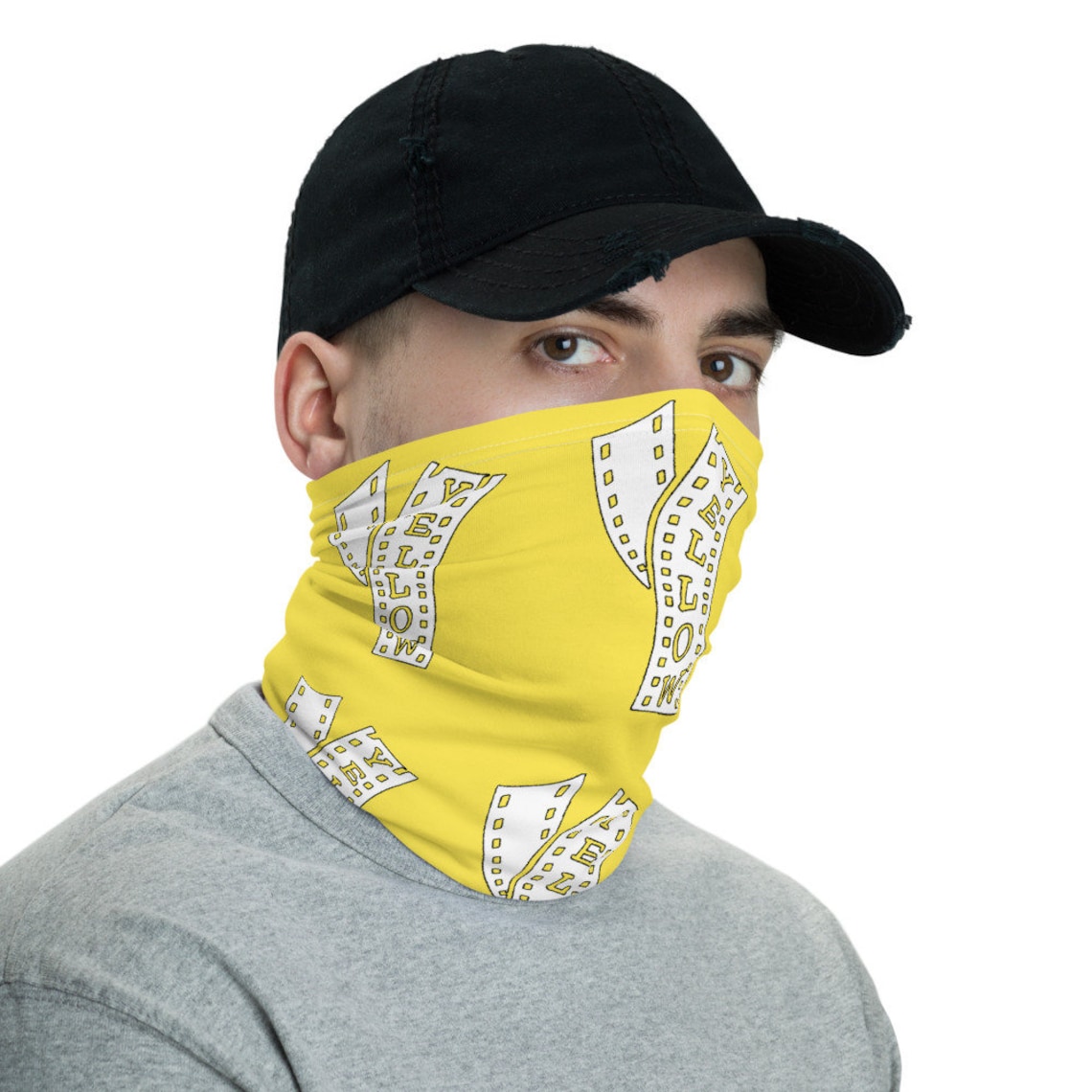 Yellow Productions Neck Gaiter Etsy